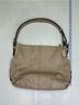 Coach 100% Leather Solid Tan Purple Shoulder Bag One size - photo 6