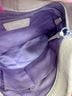 Coach 100% Leather Solid Tan Purple Shoulder Bag One size - photo 7