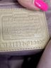 Coach 100% Leather Solid Tan Purple Shoulder Bag One size - photo 4