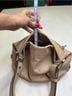 Coach 100% Leather Solid Tan Purple Shoulder Bag One size - photo 12
