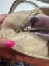 Coach 100% Leather Solid Tan Purple Shoulder Bag One size - photo 15