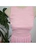 Dolan 100% Polyester 100% Rayon Solid Pink Casual Dress Size XS - photo 7