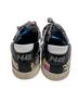 P448 100% Leather Snake Print Black Pink Sneakers Size 9 1/2 - photo 2