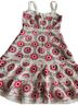 J.Crew 100% Polyester 100% Lace Floral Multi Color Red White Casual Dress Size 0 - photo 2