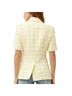 Veronica Beard 100% Tweed Solid Yellow White Blazer Size 10 - photo 2