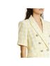 Veronica Beard 100% Tweed Solid Yellow White Blazer Size 10 - photo 10