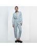 Zara Gray Blue Jumpsuit Size S - photo 4