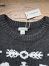 Sundance Graphic Black White Pullover Sweater Size M - photo 3