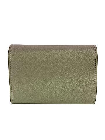 Loewe LOEWE Pebble Vertical Wallet Small Anagram Logo Tri-fold Beige (view 2)