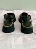 Coach 100% Leather Black Gold Sandals Size 6 1/2 - photo 6