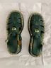 Coach 100% Leather Black Gold Sandals Size 6 1/2 - photo 9