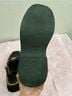 Coach 100% Leather Black Gold Sandals Size 6 1/2 - photo 8