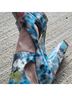 Jeffrey Campbell 100% Leather Print Pink Blue Heels Size 8 1/2 - photo 7