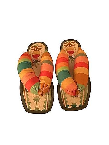 FARM Rio Puffy Rainbow Pineapple Sandals (view 1)