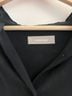 Everlane 100% Silk Black Short Sleeve Blouse Size 16 - photo 3