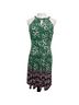 Wisp Floral Green Purple White Casual Dress Size 2 - photo 1