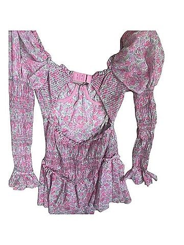 For Love & Lemons Oakley Casual Dress (view 2)