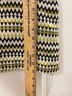 Milly 87% Wool 21% Polyester 2% Nylon 100% Polyester Chevron-herringbone Color Block Yellow White Green Wool Skirt Size 12 - photo 7