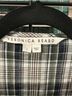 Veronica Beard Plaid White Black Long Sleeve T-Shirt Size 6 - photo 3