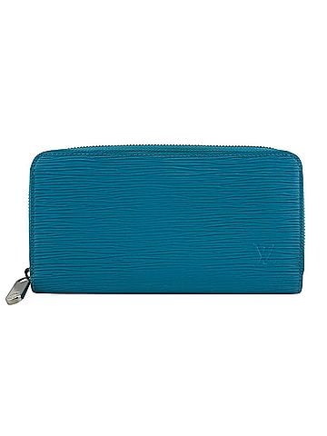 Louis Vuitton LOUIS VUITTON M81543 Zippy Wallet, Round Zipper, Epi Leather, Long Blue (view 1)