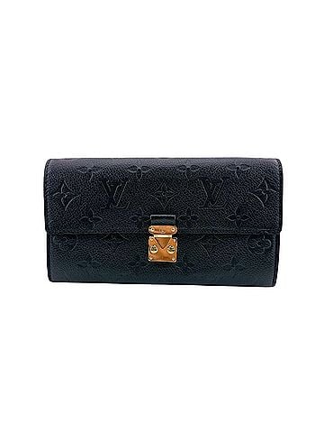 Louis Vuitton LOUIS VUITTON M82638 Portefeuille Salametis Bi-fold Long Wallet Monogram Empreinte Black (view 1)