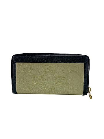 Gucci GUCCI 676152 GG Zip-Around Wallet, Round Zipper, All-Over Pattern Supreme Long Beige (view 2)