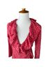 Réalisation 100% Silk Stars Red White Casual Dress Size M - photo 4