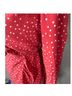Réalisation 100% Silk Stars Red White Casual Dress Size M - photo 5