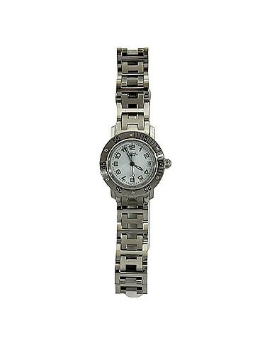 Hermès HERMES Clipper Diver Stainless Steel Quartz Wristwatch, Silver, 43102 (view 1)