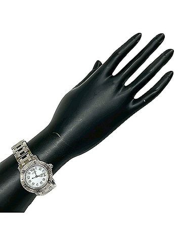 Hermès HERMES Clipper Diver Stainless Steel Quartz Wristwatch, Silver, 43102 (view 2)