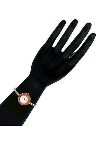 Gucci GUCCI Vintage Changeable Bezel Sherry Line GP Watch Wristwatch Gold 30660 (view 2)