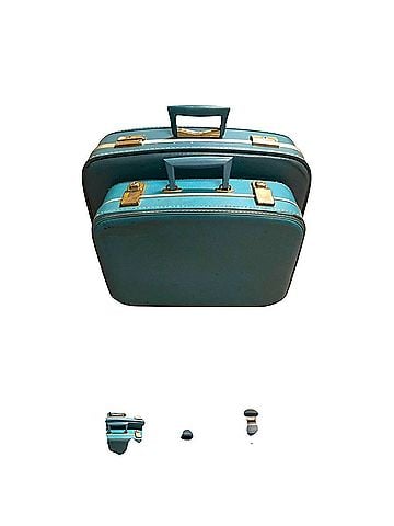 American Tourister Leather Weekender (view 1)