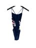 Arena 100% Polyester Polka Dots Red Blue Ivory One Piece Swimsuit Size 6 - photo 2