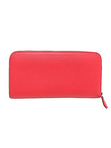 Prada Prada Women's/Men's Long Wallet 1ML506 Leather Red (view 2)