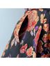 Mac Duggal 100% Polyester Floral Black Gold Cocktail Dress Size 0X - photo 5