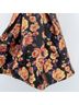 Mac Duggal 100% Polyester Floral Black Gold Cocktail Dress Size 0X - photo 4