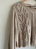 LoveShackFancy Solid Tan Multi Color Pullover Sweater Size L - photo 6