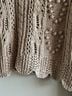 LoveShackFancy Solid Tan Multi Color Pullover Sweater Size L - photo 9