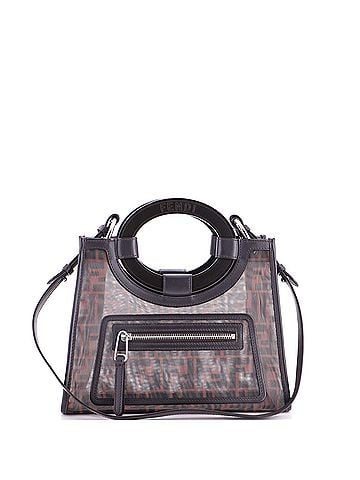 Fendi Runaway Shopper Tote Zucca Mesh Small (view 1)