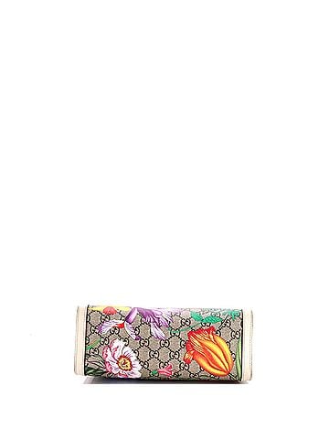 Gucci Padlock Chain Tote Flora GG Coated Canvas Small (view 2)