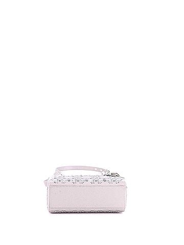 Christian Dior Lady Dior Bag Crystal Embellished Cannage Quilt Satin Mini (view 2)