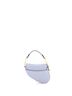 Christian Dior 100% Leather Blue Saddle Handbag with Strap Leather Micro One size - photo 4