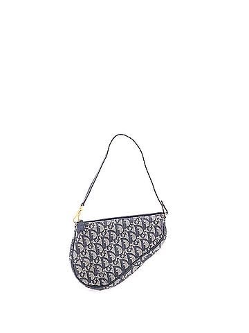Christian Dior Vintage Saddle Bag Diorissimo Denim Mini (view 1)