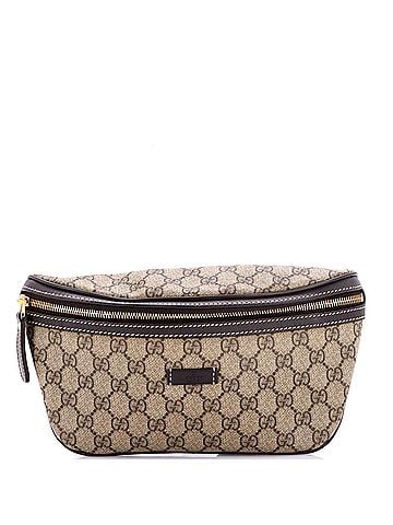 Gucci Belt Bag GG Coated Canvas with Leather Small (view 1)