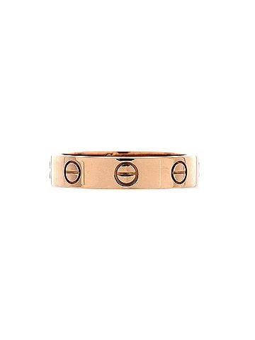 Cartier Love Wedding Band 1 Diamond Ring 18K Rose Gold with Diamond (view 1)