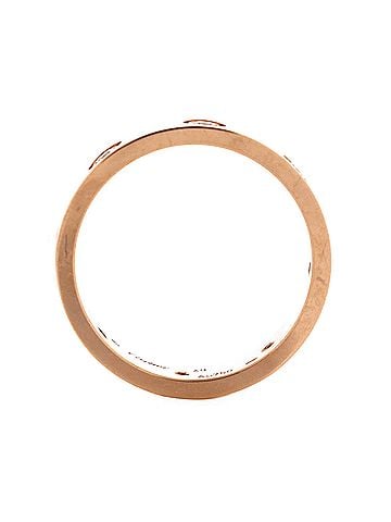 Cartier Love Wedding Band 8 Diamonds Ring 18K Rose Gold with Diamonds (view 2)