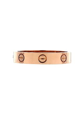Cartier Love Wedding Band 1 Diamond Ring 18K Rose Gold with Diamond (view 1)