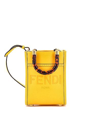 Fendi Sunshine Shopper Tote Leather Mini (view 1)