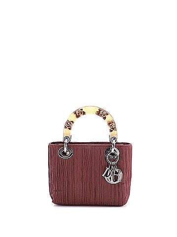 Christian Dior Lady Dior Bag Pleated Fabric with Resin Mini (view 1)