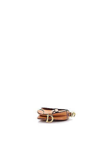 Christian Dior Saddle Handbag Leather Micro (view 2)